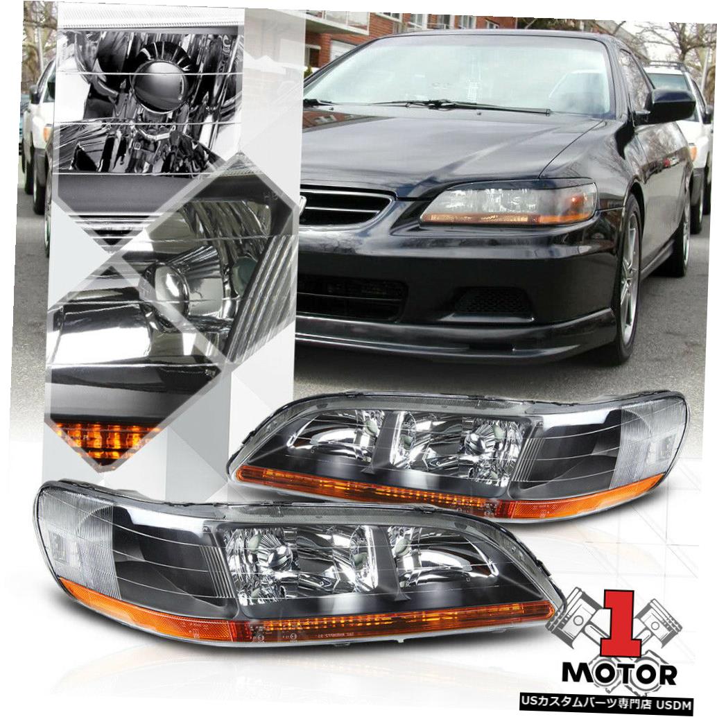 ライト ランプ 日本初の For Reflector Signal Corner Amber Headlight Housing Black 98 02ホンダアコード用ブラックハウジングヘッドライトアンバーコーナーシグナルリフレクター ヘッドライト 98 02 Accord Honda Lanasands Com