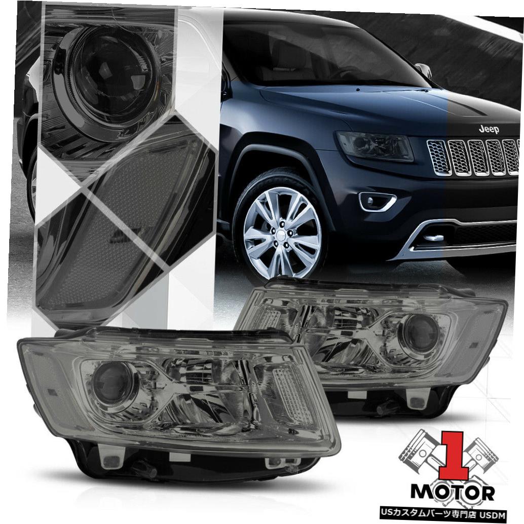 ライト ランプ Sale For Coner Clear Headlight Projector Chrome Smoke 14 16ジープ グランドチェロキーwk2用クローム 煙プロジェクターヘッドライトクリアカバー ヘッドライト 14 16 Wk2 Cherokee Grand Jeep Beachsidecliniccr Com