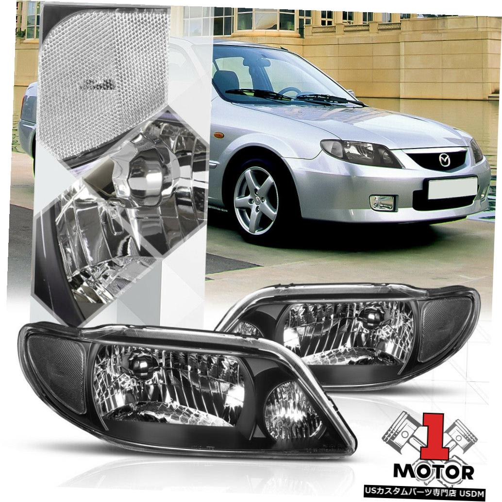 ライト ランプ 受注生産品 Clear Lamp Headlight Housing Black 01 03マツダプロテジ用ブラックハウジングヘッドライトランプクリアターンシグナルリフレクター ヘッドライト Turn Protege Mazda 01 03 For Reflector Signal Beachsidecliniccr Com