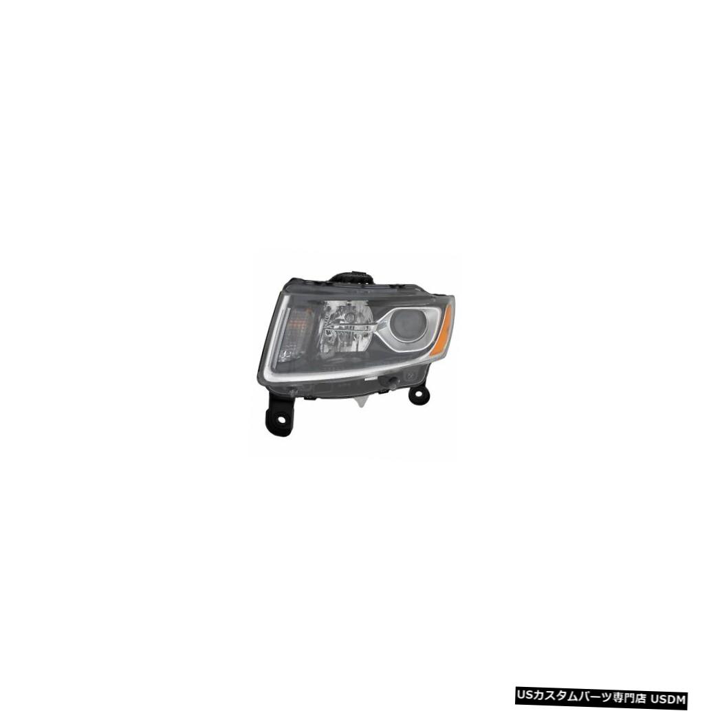 ヘッドライト 2014-2016ジープグランドチェロキードライバー左側ハロゲンヘッドライトランプNSF 2014-2016 Jeep Grand Cherokee Driver Left Side Halogen Headlight Lamp NSF 【並行輸入品】