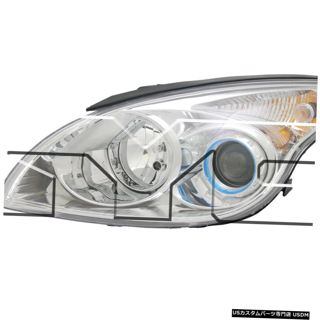 ヘッドライト 10-12ヒュンダイエラントラツーリング左ドライバーヘッドライトヘッドランプCAPAに適合 Fits 10-12 Hyundai Elantra Touring Left Driver Headlight Headlamp CAPA 【並行輸入品】