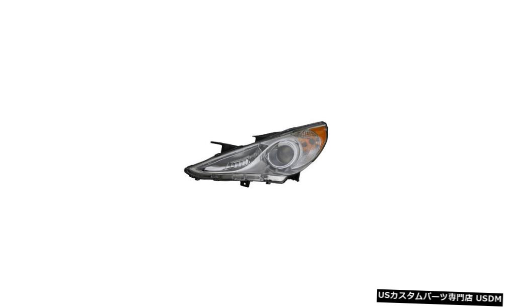 ヘッドライト Fits 11-14 Hyundai Sonata (Halogen) (SE&Limited Model) Driver Side Headlight 【並行輸入品】