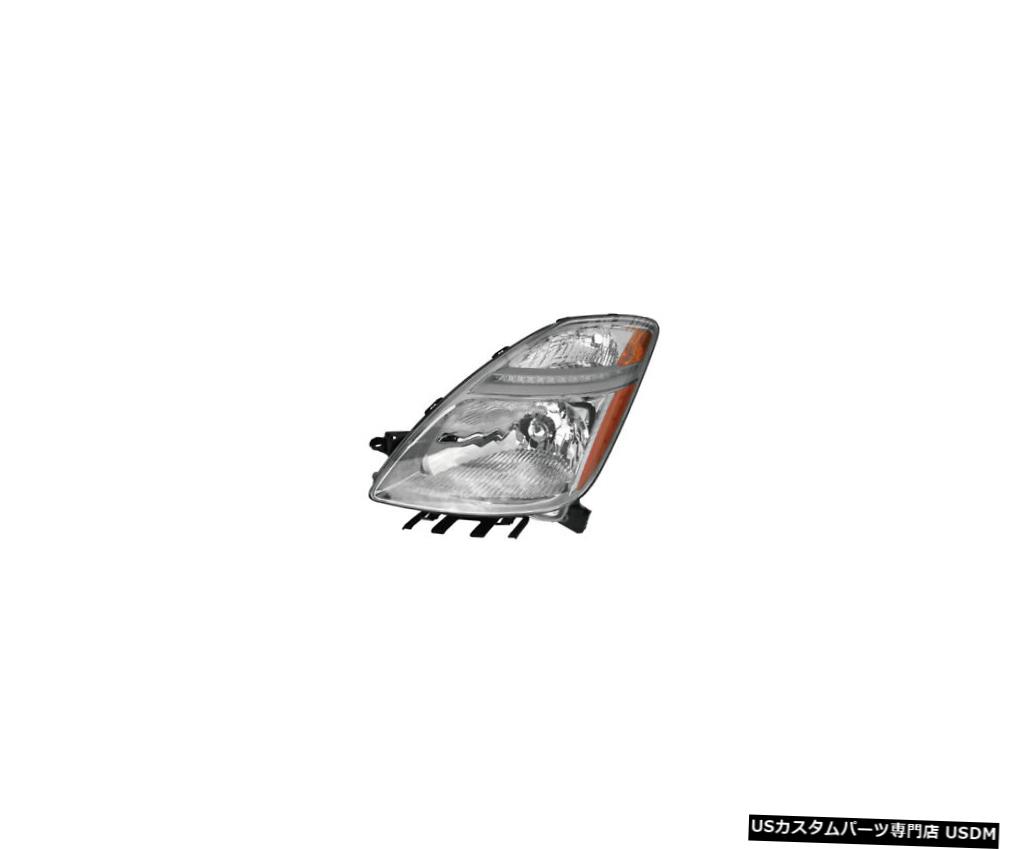 ヘッドライト 2005-2008トヨタプリウスドライバー左サイドヘッドライト（HIDなし）ランプアセンブリ 2005-2008 Toyota Prius Driver Left Side Headlight (w/o HID) Lamp Assembly 【並行輸入品】