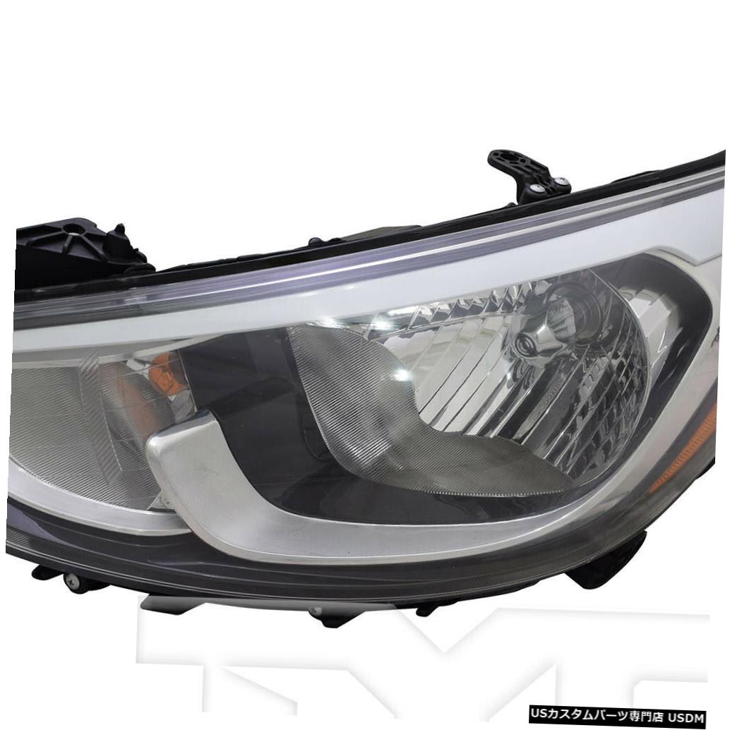 ヘッドライト 15?17ヒュンダイアクセント標準左ドライバーヘッドライトヘッドランプNSFに適合 Fits 15-17 Hyundai Accent Standard Left Driver Headlight Headlamp NSF 【並行輸入品】