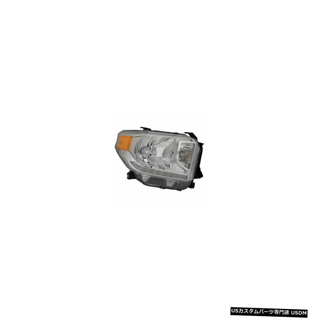ヘッドライト 14-16 Toyota Tundra /Platinum/1794 Passenger Headlight Lamp w/Leveling & DRL 【並行輸入品】