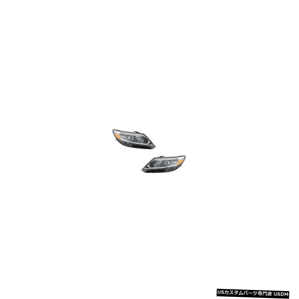 ヘッドライト Fits 14-15 Kia Sorento HID Type Headlight Lamp Front Driver &amp; Passenger Pair Set 【並行輸入品】｜カスタムパーツ WORLD倉庫
