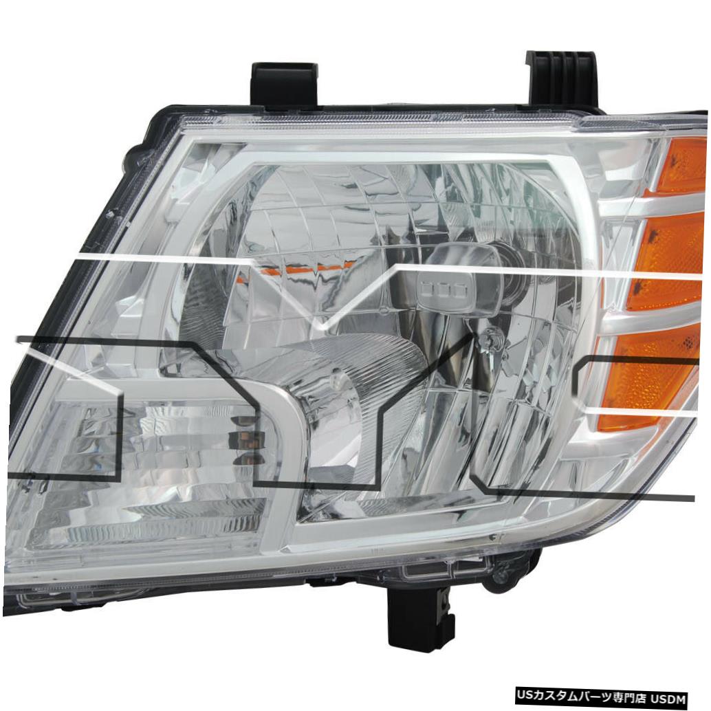 ライト ランプ 最適な材料 ヘッドライト 09 16日産フロンティアドライバーヘッドライトに適合 Headlight Driver Frontier Nissan 09 16 Fits Kwakuku Com