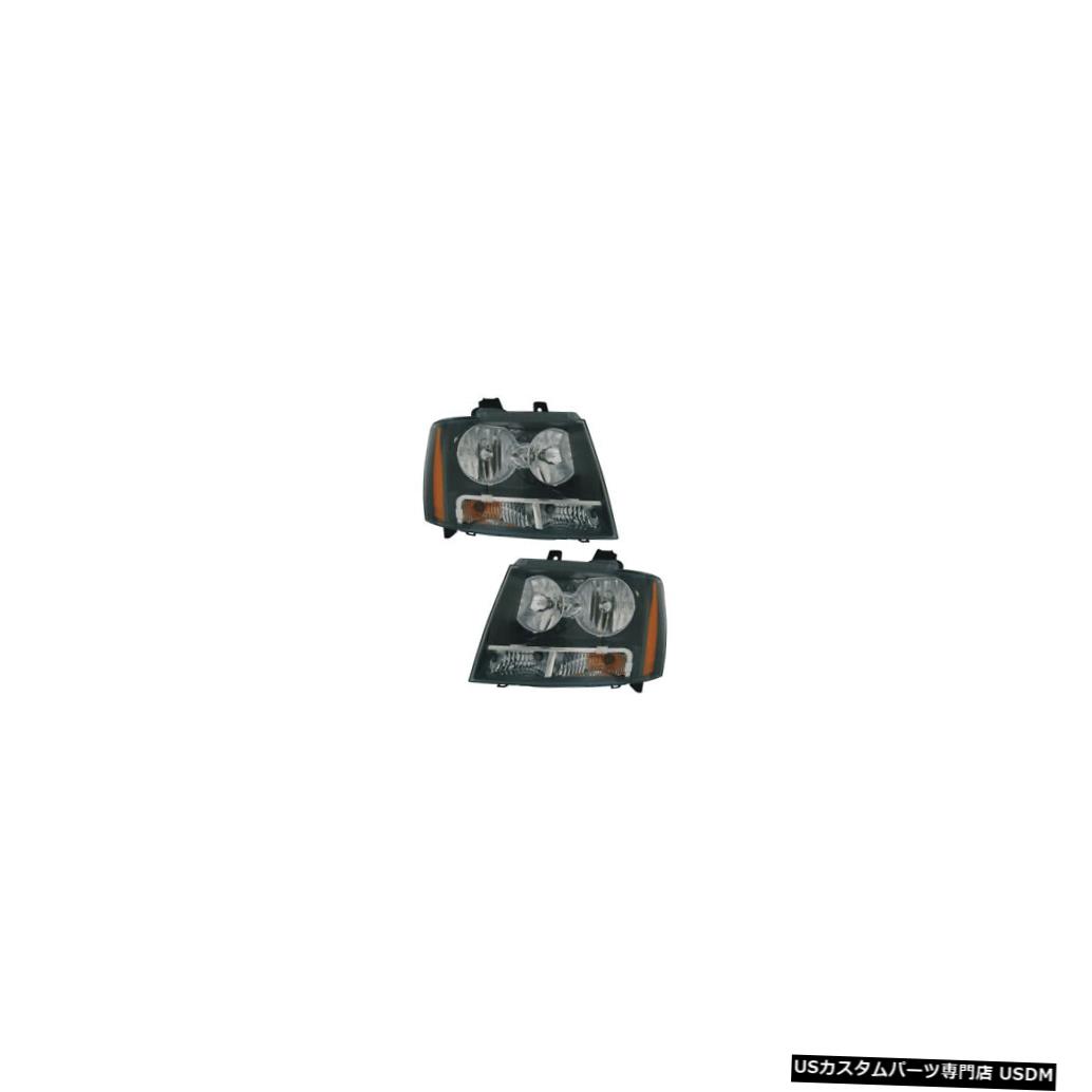 ヘッドライト 07-10 Chevy Suburban / Tahoe / Avalanche Headlight Assembly Driver Passenger Pair 07-10 Chevy Suburban/Tahoe/Avalanche Headlight Assembly Driver Passenger Pair 【並行輸入品】