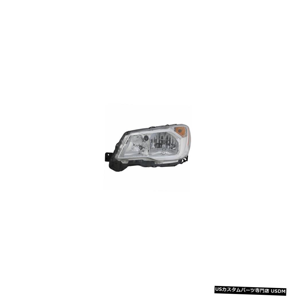 ヘッドライト スバルフォレスター2.5Lドライバー左ハロゲンヘッドライトランプに適合 Fits 2014-2016 Subaru Forester 2.5L Driver Left Halogen Headlight Lamp 【並行輸入品】