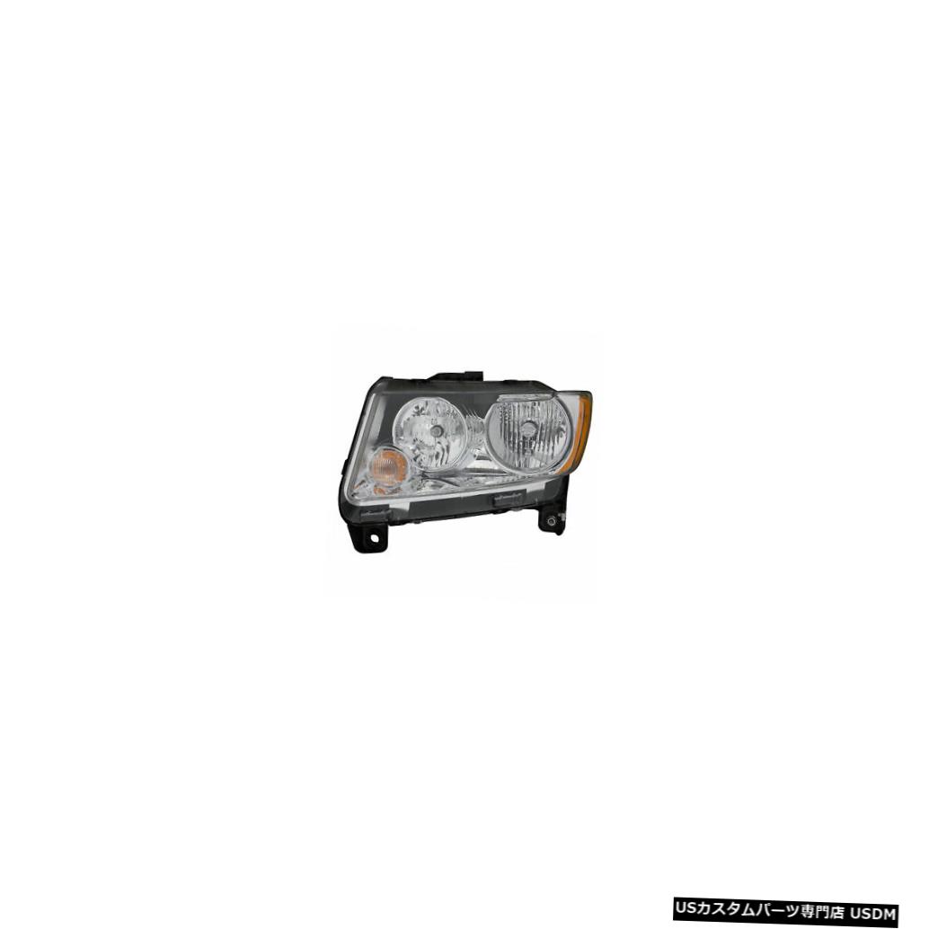 ヘッドライト 2011-2013ジープコンパスドライバー左側ヘッドライトランプアセンブリ 2011-2013 Jeep Compass Driver Left Side Headlight Lamp Assembly 【並行輸入品】