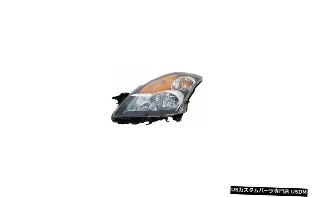 ヘッドライト 08-09日産アルティマセダンヘッドライトユニット（HIDドライバーサイドなし）に適合 Fits 08-09 Nissan Altima Sedan Headlight Unit w/o HID Driver Side 【並行輸入品】