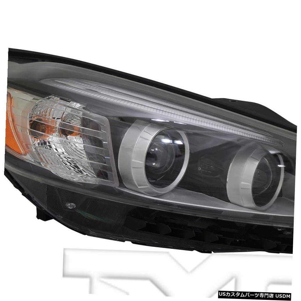ヘッドライト 16?18のKia Sorentoハロゲンヘッドライトランプ（ライトバー付き） Fits 16-18 Kia Sorento Halogen Headlight Lamp w/Light Bar Passenger Right Side 【並行輸入品】