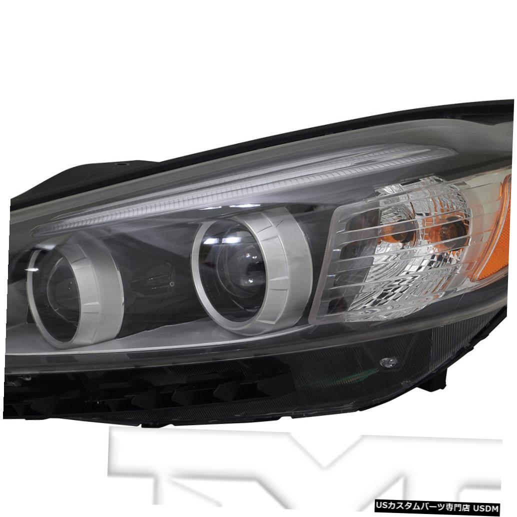 ヘッドライト 16?18のKia Sorentoハロゲンヘッドライトランプ（ライトバードライバー左側）に適合 Fits 16-18 Kia Sorento Halogen Headlight Lamp w/Light Bar Driver Left Side 【並行輸入品】