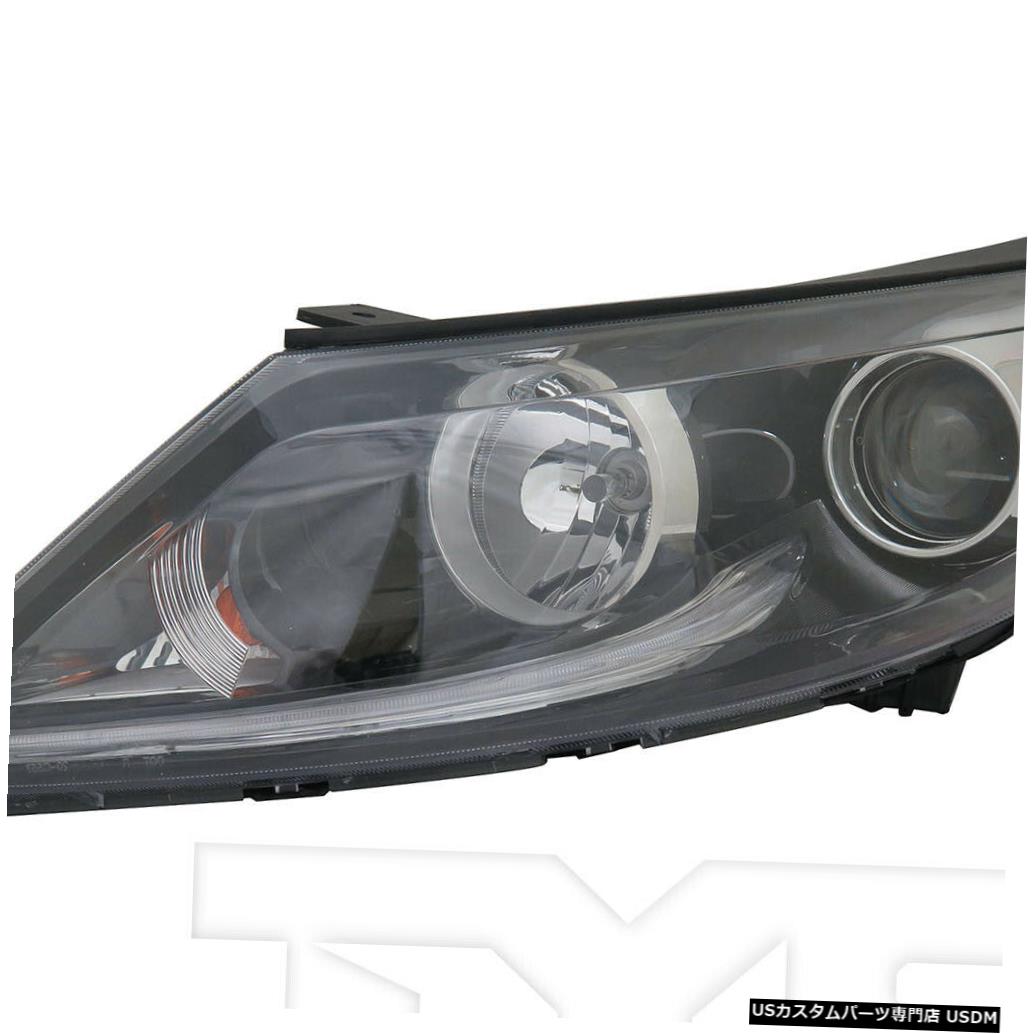 ヘッドライト 13-16 Kia Sportage EX / LXハロゲンヘッドライトw / LED DRLドライバー左側に適合 Fits 13-16 Kia Sportage EX/LX Halogen Headlight w/LED DRL Driver Left Side 【並行輸入品】