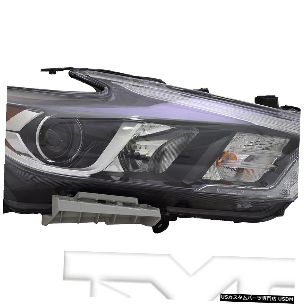 特別セーフ ライト ランプ ヘッドライト Side Right Passenger Logo W O Lamp Headlight Halogen Maxima Nissan 16 18 Fits 16 18日産マキシマハロゲンヘッドライトランプ ロゴパッセンジャー右側なし に適合