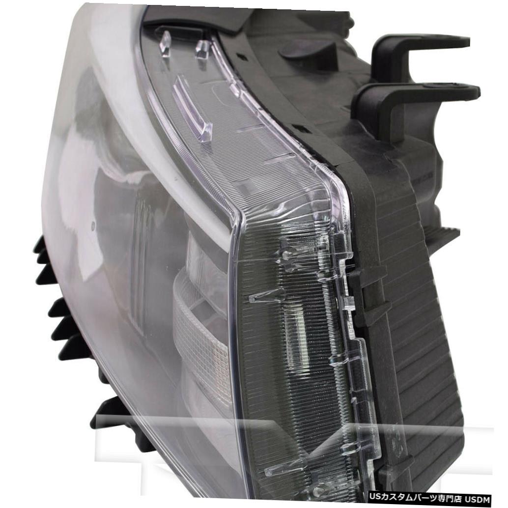 ヘッドライト 17-18起亜フォルテ5ハロゲンヘッドライトフロントランプ乗客右側に適合 Fits 17-18 Kia Forte 5 Halogen Headlight Front Lamp Passenger Right Side 【並行輸入品】