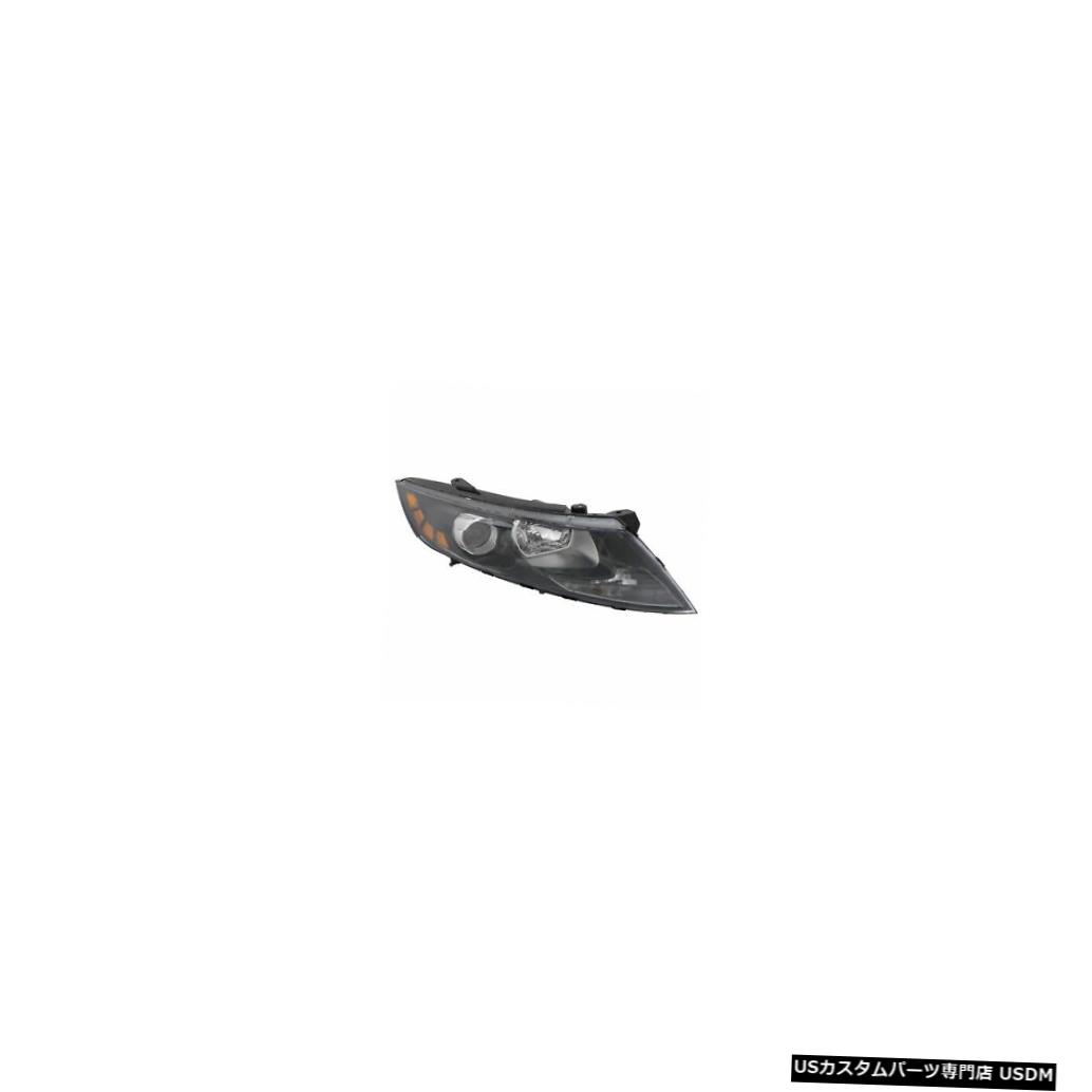 ヘッドライト 2012?2013年のKia Optima米国製の右側のヘッドライトランプアセンブリに適合 Fits 2012-2013 Kia Optima US Built Passenger Right Side Headlight Lamp Assembly 【並行輸入品】