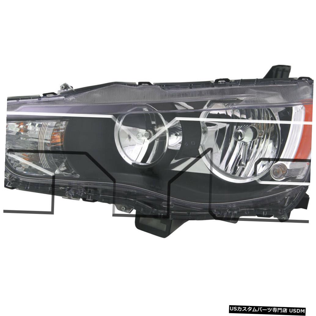ヘッドライト 10-13三菱アウトランダーハロゲンドライバーヘッドライト 10-13 Mitsubishi Outlander Halogen Driver Headlight 【並行輸入品】