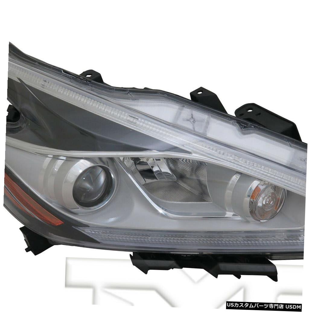 ヘッドライト 15-16日産ムラーノハロゲン右助手席ヘッドライトヘッドランプCAPAに適合 Fits 15-16 Nissan Murano Halogen Right Passenger Headlight Headlamp CAPA 【並行輸入品】