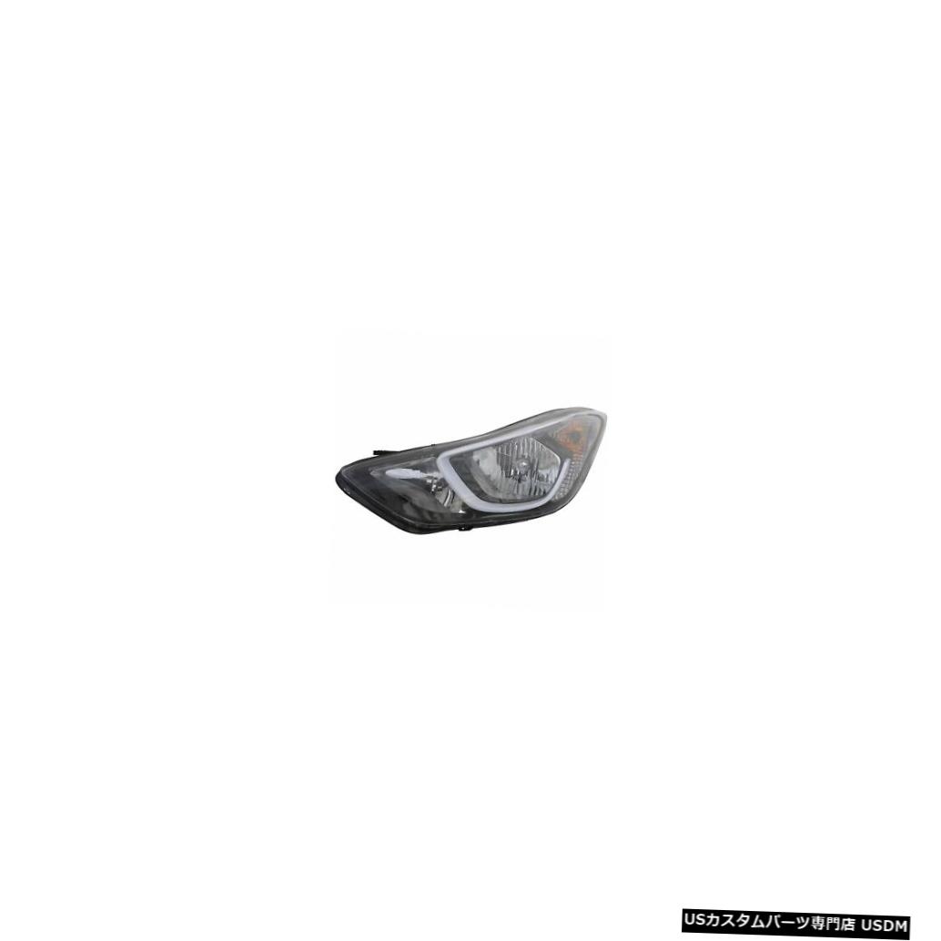 ヘッドライト 14-16ヒュンダイエラントラUSA適合ドライバーサイドヘッドライトに適合 Fits 14-16 Hyundai Elantra USA Built Driver Side Headlight 【並行輸入品】