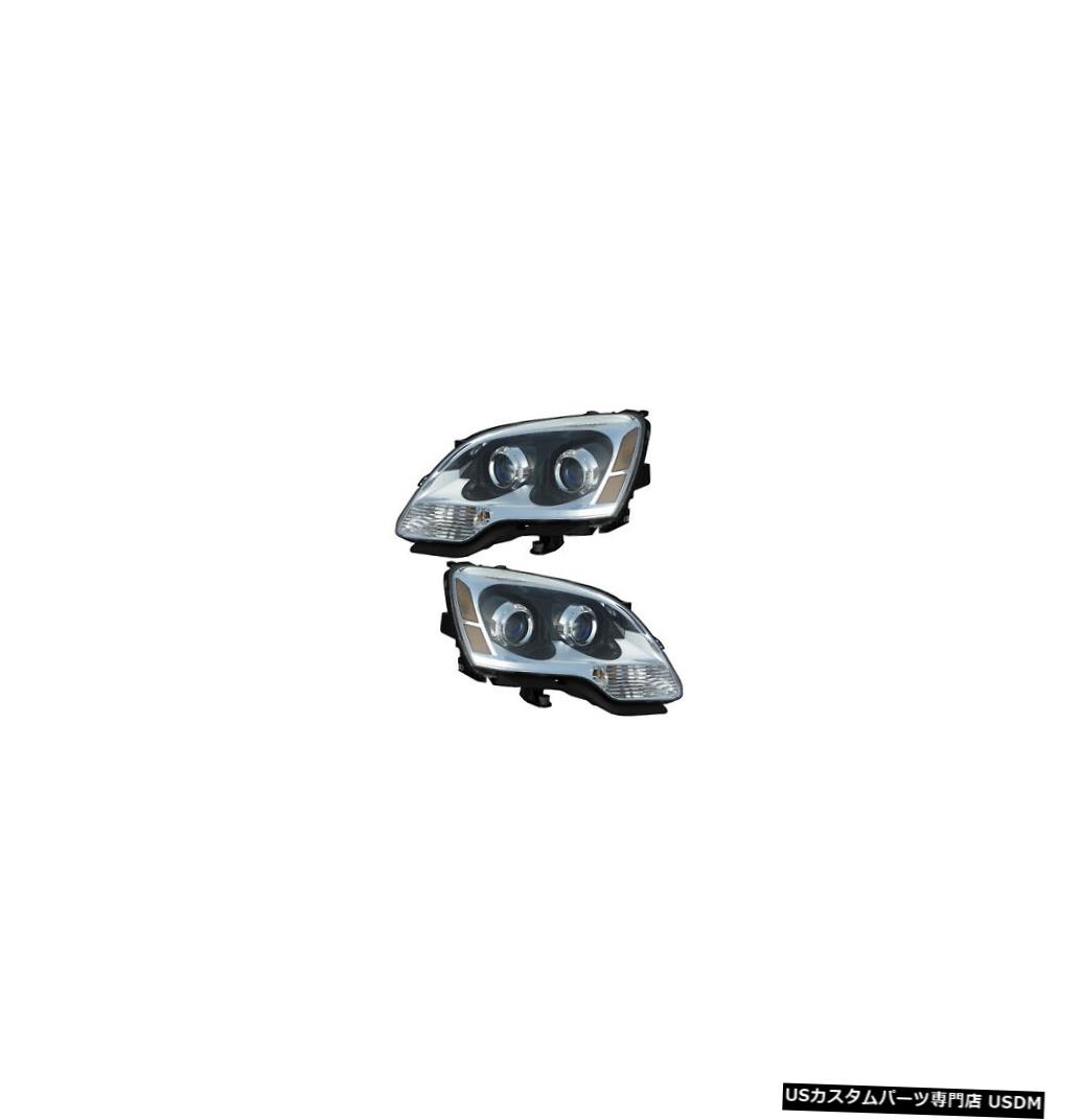 ヘッドライト 2007-2008 GMC Acadia Driver & Passenger Side Halogen Headlights Lamps Pair Set 【並行輸入品】 69,333円