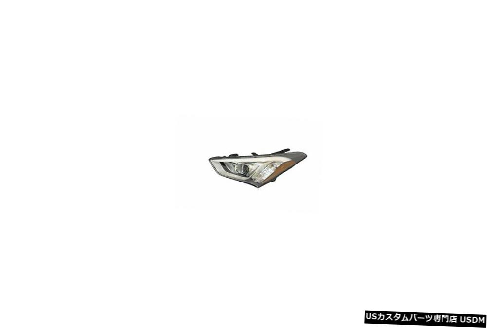 ヘッドライト 13-16ヒュンダイサンタフェ（5シート）HID w / o AFS助手席ヘッドライトに適合 Fits 13-16 Hyundai Santa Fe (5 Seat) HID w/o AFS Passenger Headlight 【並行輸入品】
