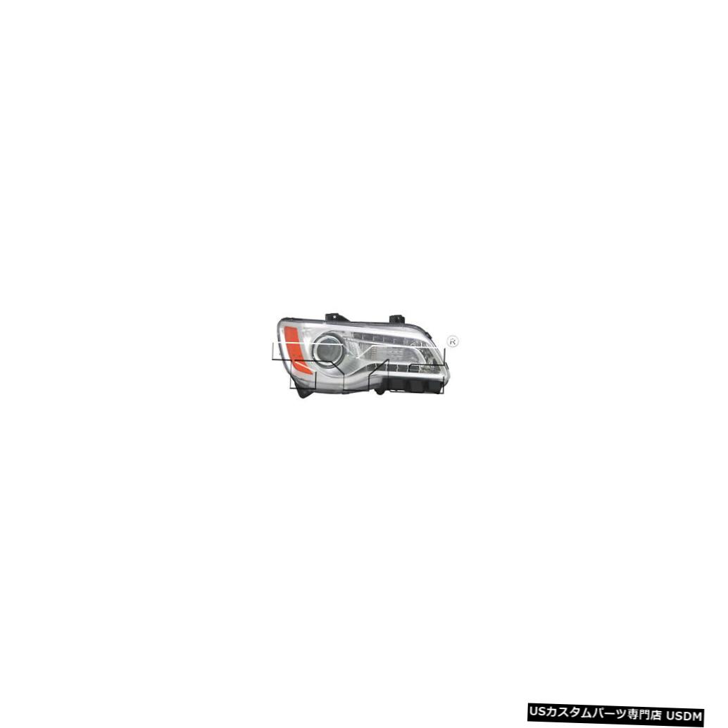 ヘッドライト 11-14クライスラー300ハロゲン（ハロゲンクロームベゼル）助手席ヘッドライト 11-14 Chrysler 300 Halogen (Halogen Chrome Bezel) Passenger Headlight 【並行輸入品】