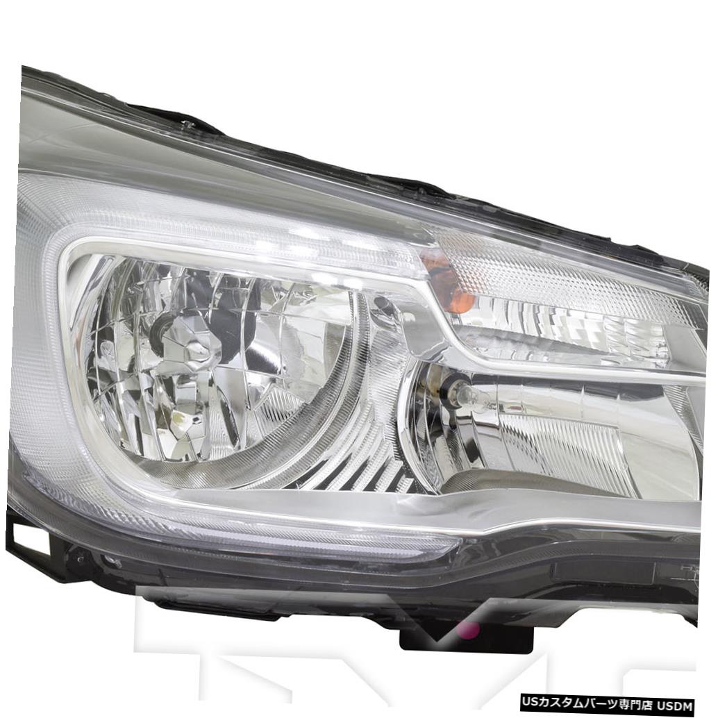 ヘッドライト 17-18スバルフォレスターハロゲンヘッドライトアセンブリ乗客右側に適合 Fits 17-18 Subaru Forester Halogen Headlight Assembly Passenger Right Side 【並行輸入品】