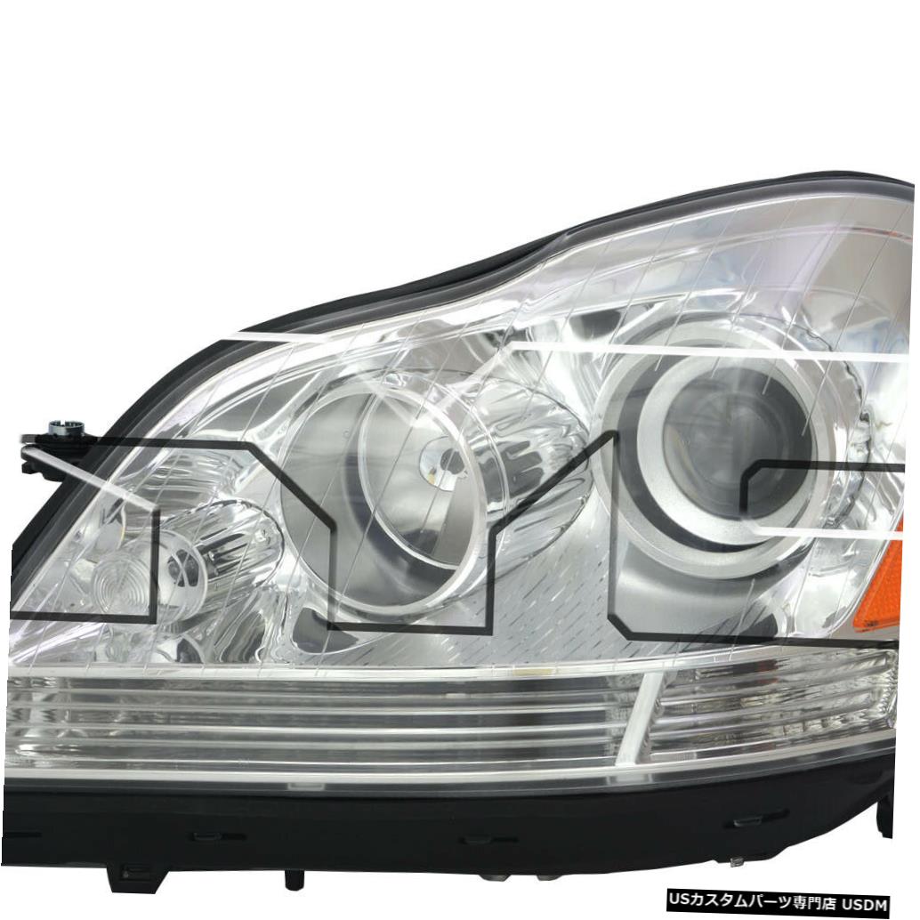 ヘッドライト 07-12メルセデスベンツGLクラスハロゲンドライバーヘッドライト 07-12 Mercedes Benz GL-Class Halogen Driver Headlight 【並行輸入品】
