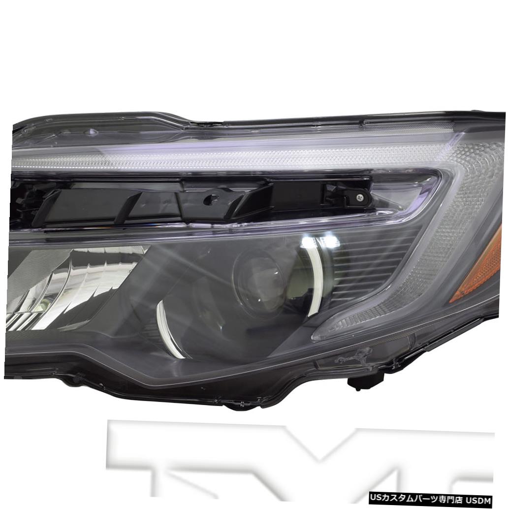 超ポイントアップ祭 ライト ランプ Assembly Headlight Drl W O Halogen Pilot Honda 16 18 Drl ヘッドライトアセンブリドライバー左側 O 16 18ホンダパイロットハロゲンw ヘッドライト Driver Side Left