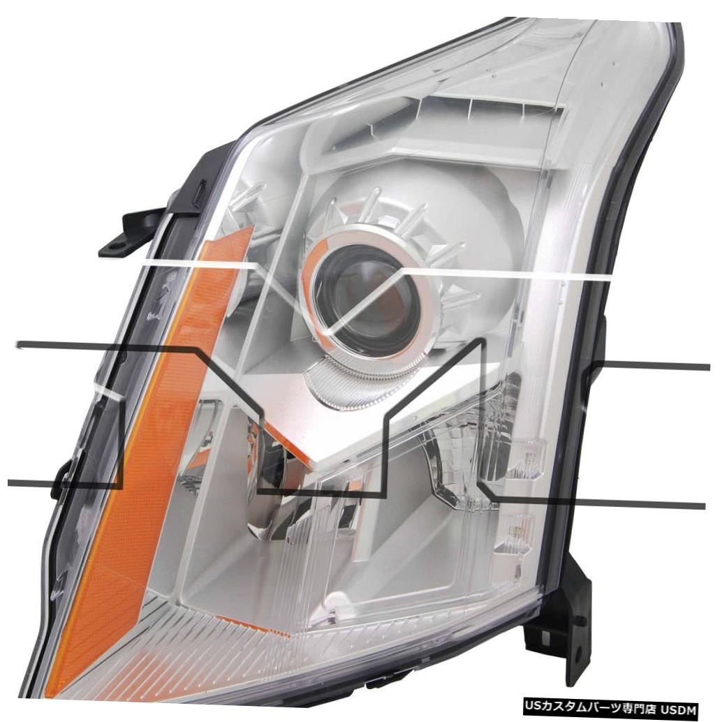 ヘッドライト 10-13キャデラックSRXハロゲン助手席ヘッドライト 10-13 Cadillac SRX Halogen Passenger Headlight 【並行輸入品】