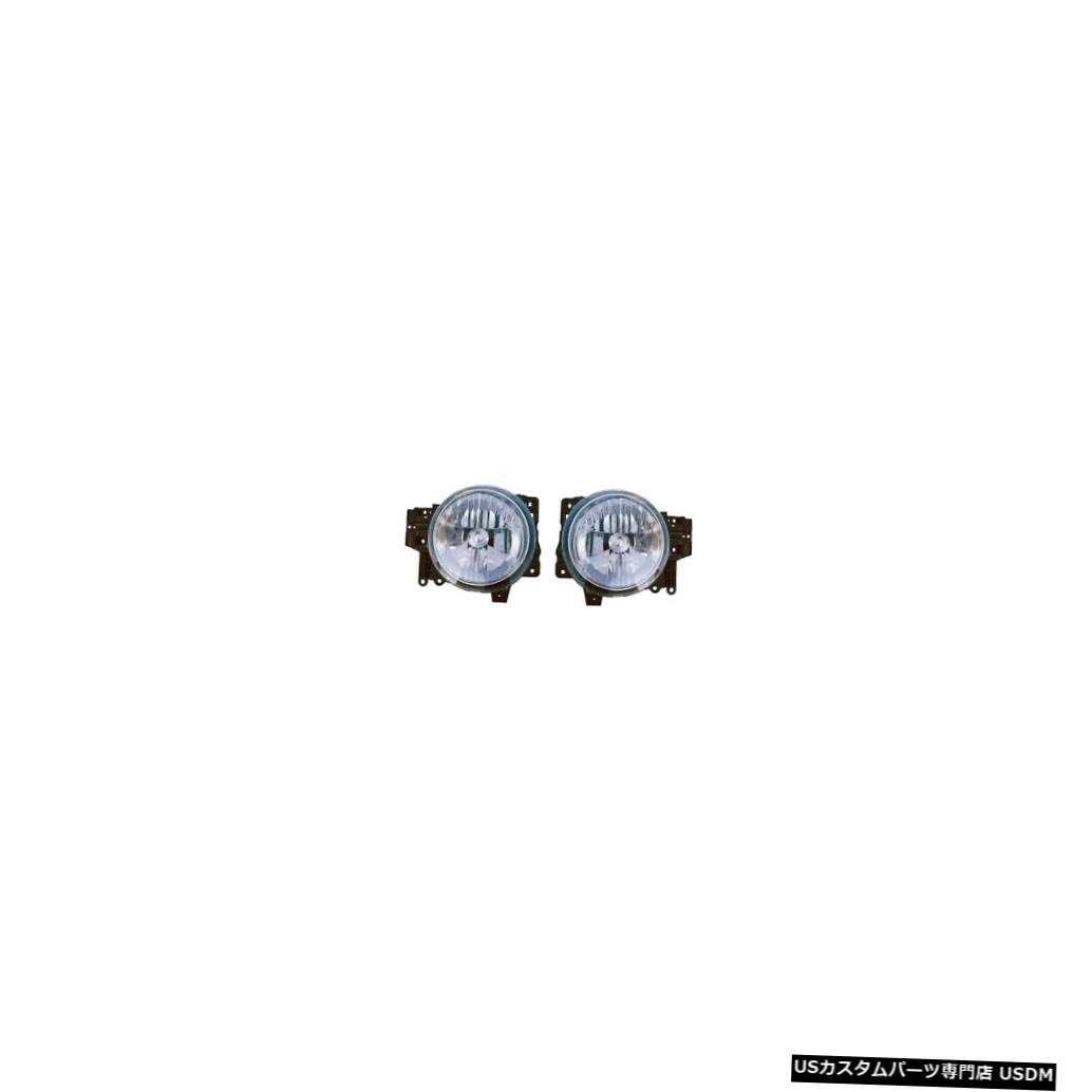 ヘッドライト 2008-2014 Toyota Fj Cruiser Driver & Passenger Side Headlights Lamps Pair Set 【並行輸入品】