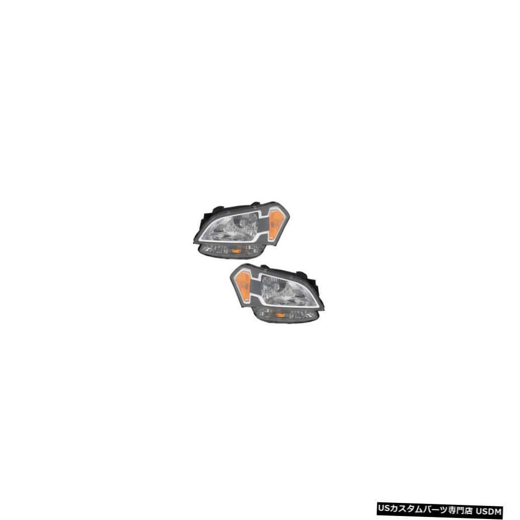 ヘッドライト Fits 2010-2011 Kia Soul Halogen Driver & Passenger Headlights Lamps Pair Set 【並行輸入品】 59,334円