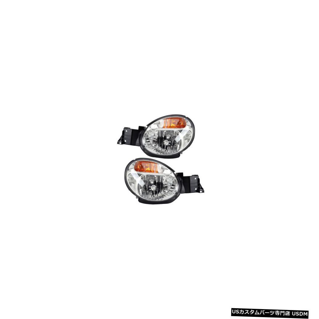 ヘッドライト Fits 02-03 Subaru Impreza (Outback Sport) Driver & Passenger Headlights Pair Set 【並行輸入品】