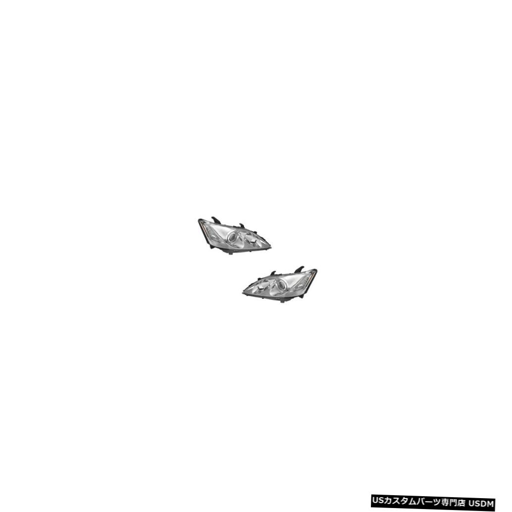 ヘッドライト 07-09 Lexus ES-350 Driver & Passenger Side Halogen Headlights Lamps NSF Pair Set 【並行輸入品】 67,579円