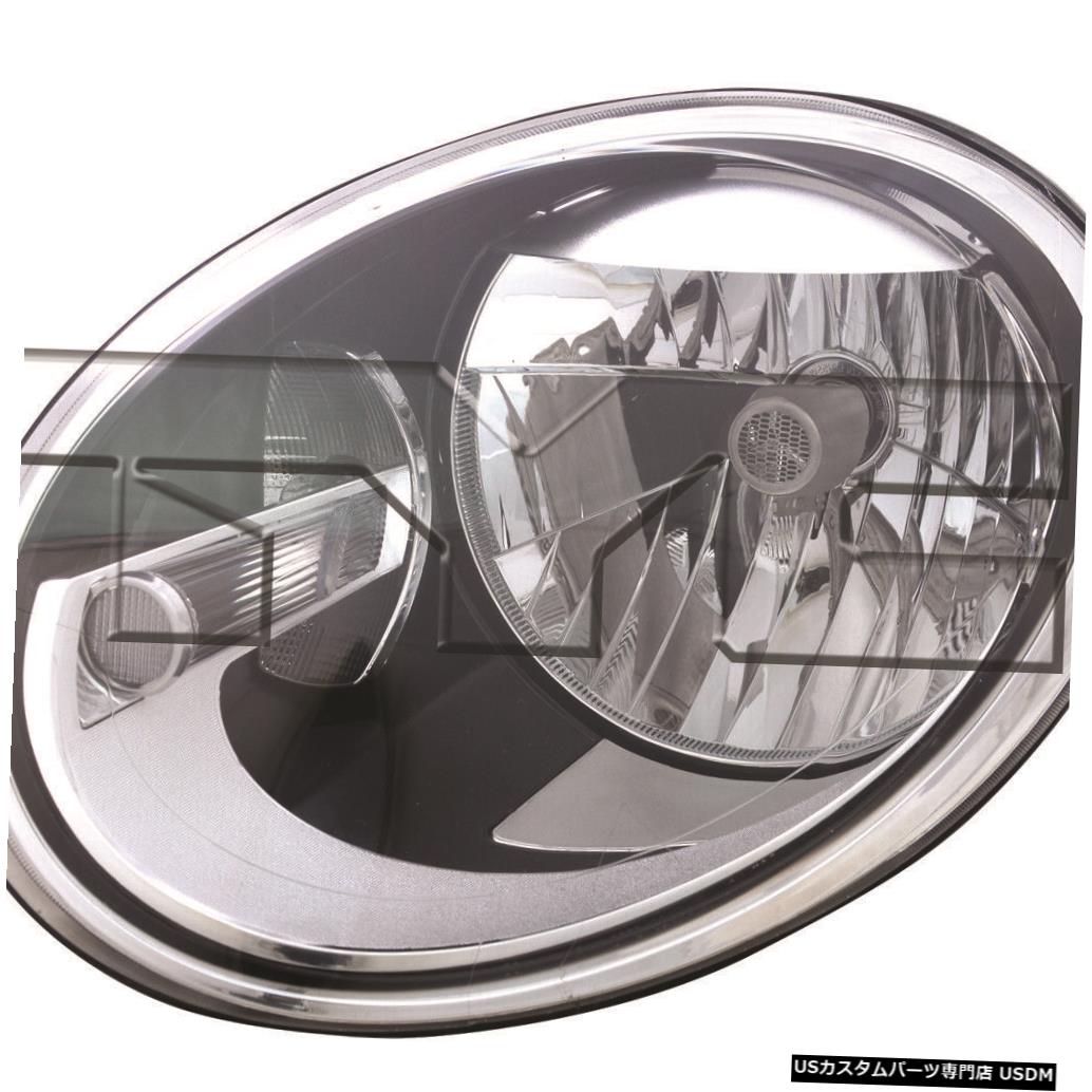ヘッドライト 12-16フォルクスワーゲンビートルハロゲン左ドライバーヘッドライトヘッドランプCAPA 12-16 Volkswagen Beetle Halogen Left Driver Headlight Headlamp CAPA 【並行輸入品】