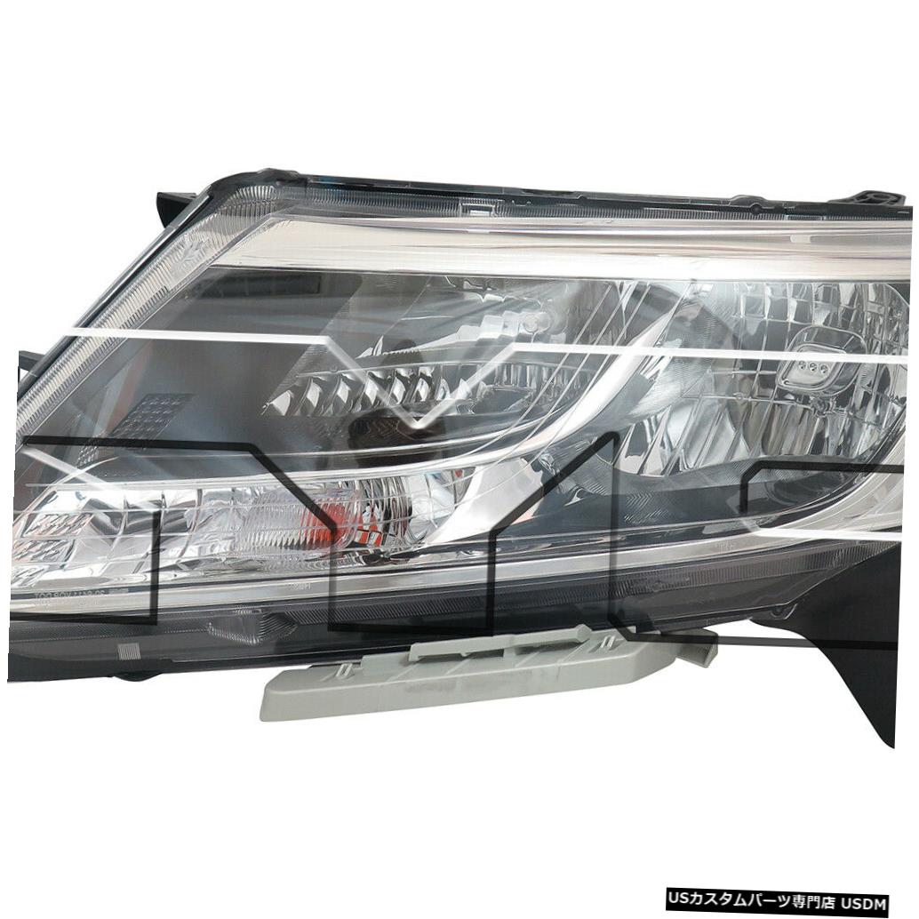 ヘッドライト 13-16日産パスファインダーハロゲン左ドライバーヘッドライトヘッドランプNSFに適合 Fits 13-16 Nissan Pathfinder Halogen Left Driver Headlight Headlamp NSF 【並行輸入品】