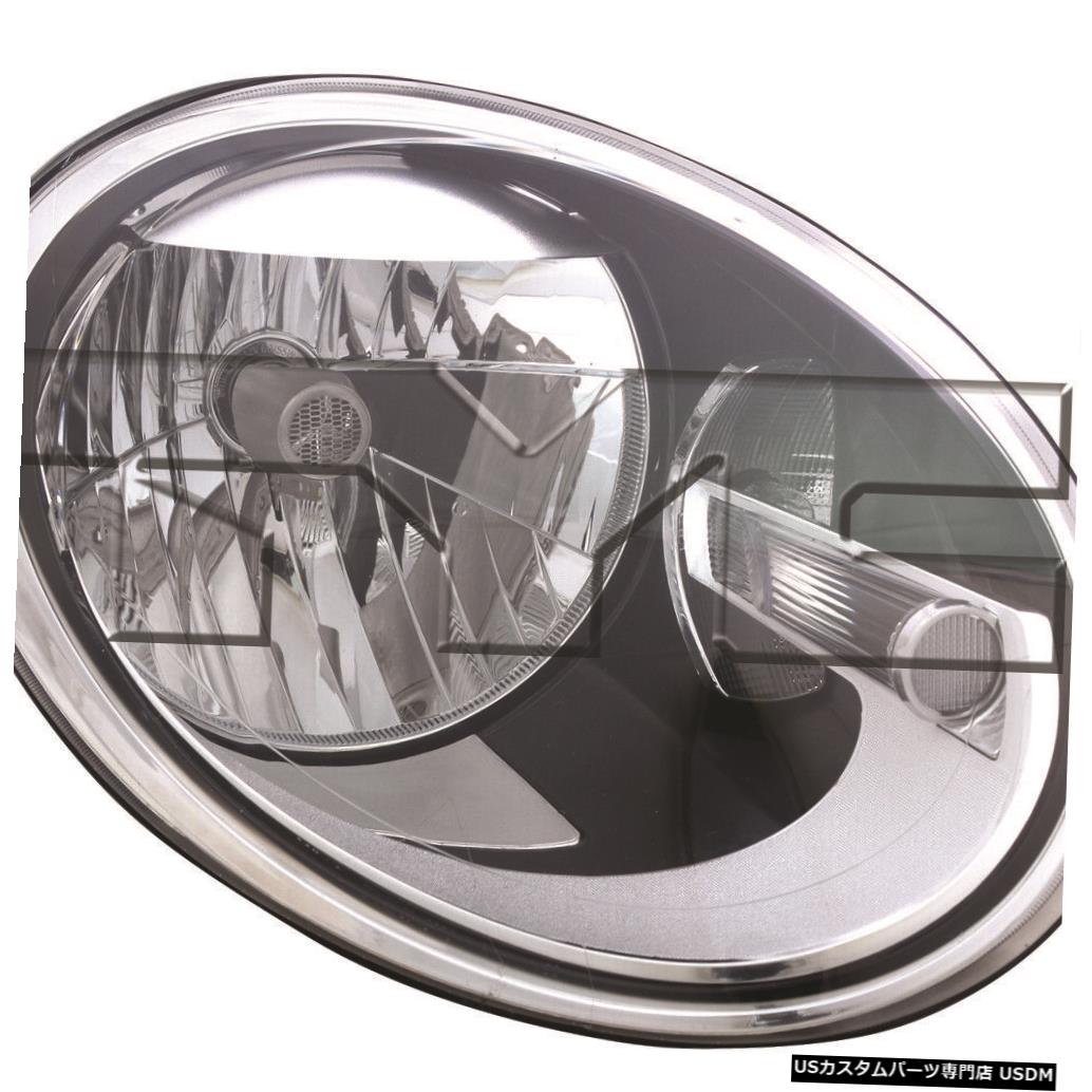 ヘッドライト 12-16フォルクスワーゲンビートルハロゲン右助手席ヘッドライトヘッドランプCAPA 12-16 Volkswagen Beetle Halogen Right Passenger Headlight Headlamp CAPA 【並行輸入品】