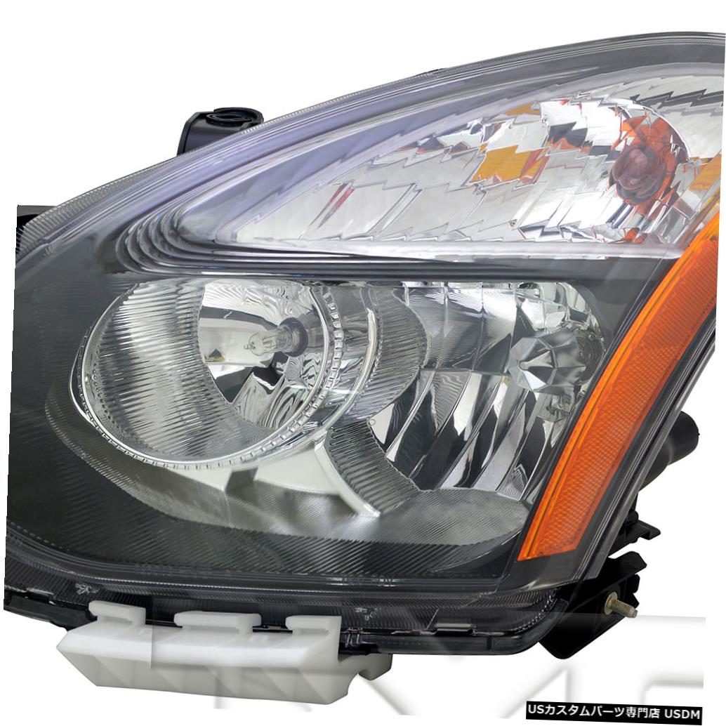 ヘッドライト 14-15日産ローグセレクトハロゲン（セレクトブラック）ヘッドライトドライバー左側に適合 Fits 14-15 Nissan Rogue Select Halogen (Select Black) Headlight Driver Left Side 【並行輸入品】