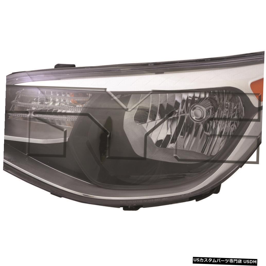 ヘッドライト 14-19 Kia Soulハロゲンマルチリフレクター左ドライバーヘッドライトCAPAに適合 Fits 14-19 Kia Soul Halogen Multireflector Left Driver Headlight CAPA 【並行輸入品】