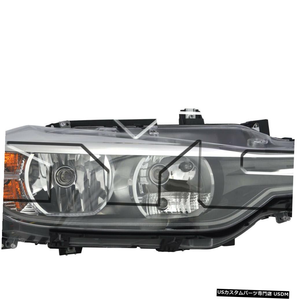 高品質の人気 ライト ランプ Headlight Passenger Right Halogen Wagon Sedan 14 15 Series 3 Bmw 12 15 14 15ワゴンハロゲン右助手席ヘッドライト 3シリーズセダン Bmw 12 15 ヘッドライト Zambettis Com