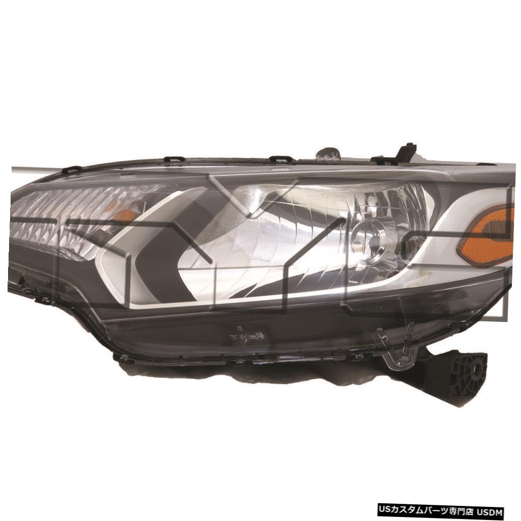 ヘッドライト 15-17ホンダフィット左ドライバーヘッドライトヘッドランプCAPA 15-17 Honda Fit Left Driver Headlight Headlamp CAPA 【並行輸入品】