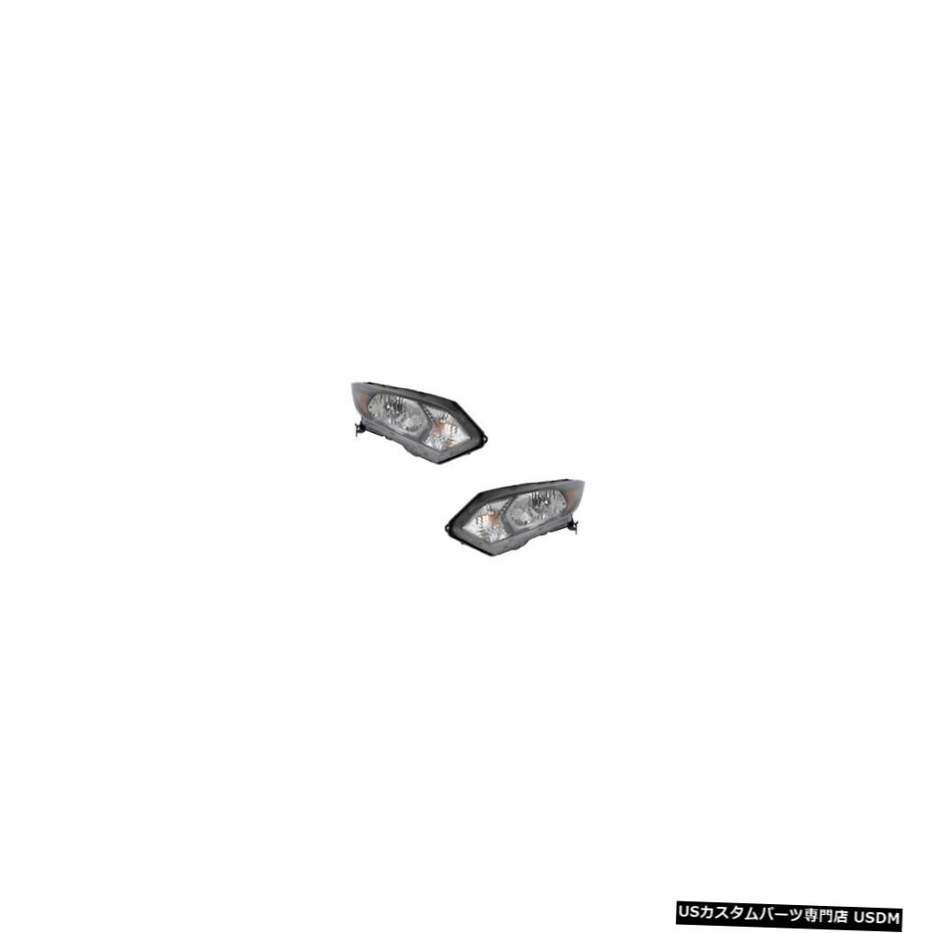 ヘッドライト 16-17 Honda HR-V Front Halogen Headlights Lamps Driver & Passenger Pair Set 【並行輸入品】