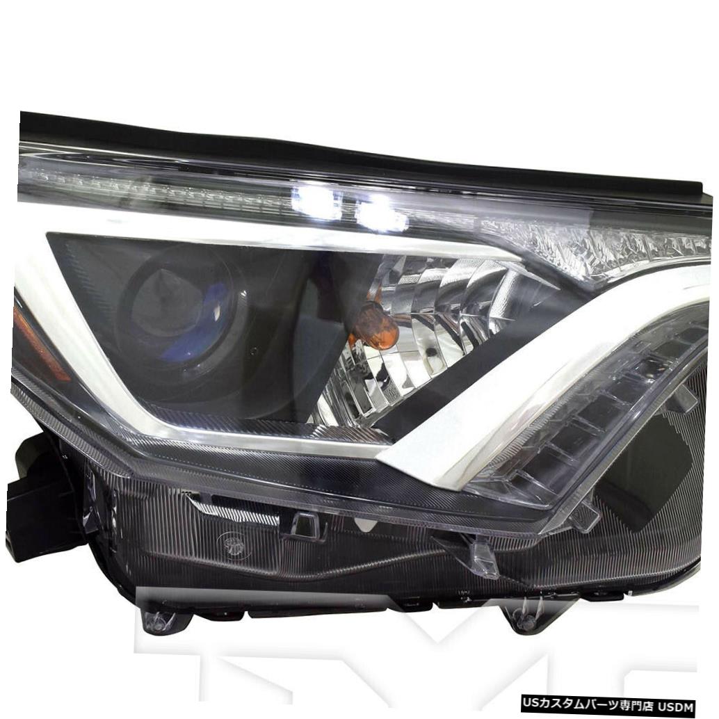 ヘッドライト 16-18トヨタRAV-4 LE / XLE USビルトライトパッセンジャーヘッドライトヘッドランプNSF 16-18 Toyota RAV-4 LE/XLE US Built Right Passenger Headlight Headlamp NSF 【並行輸入品】