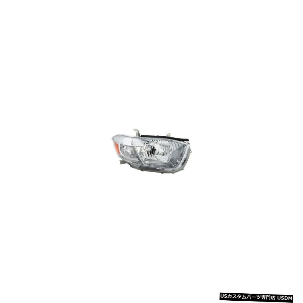 誠実 ライト ランプ 08 10トヨタハイランダースポーツヘッドライトユニット助手席側 ヘッドライト Side Passenger Unit Headlight Sport Highlander Toyota 08 10 Gs Louislegrand Com