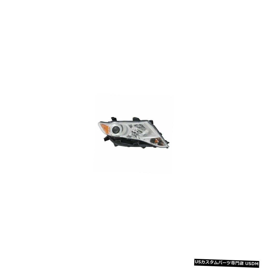 ヘッドライト 09-16トヨタヴェンツァハロゲン右助手席ヘッドライトヘッドランプCAPA 09-16 Toyota Venza Halogen Right Passenger Headlight Headlamp CAPA 【並行輸入品】