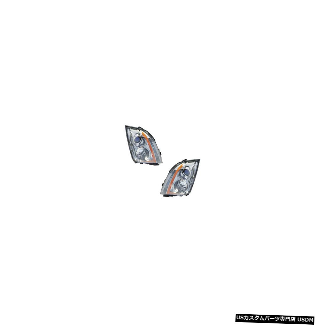 ヘッドライト 08-13 Cadillac CTS Sedan/11-15 Coupe Driver & Passenger Side Headlights Pair Set 【並行輸入品】 69,333円