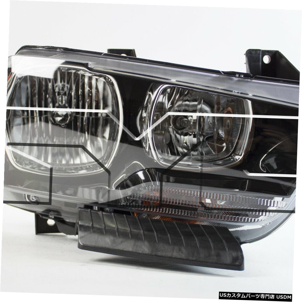 男女兼用 11 14 11 14ダッジチャージャーハロゲン右助手席ヘッドライトヘッドランプnsf ヘッドライト Dodge Nsf Headlamp Headlight Passenger Right Halogen Charger ライト ランプ Lacc Gov Lr