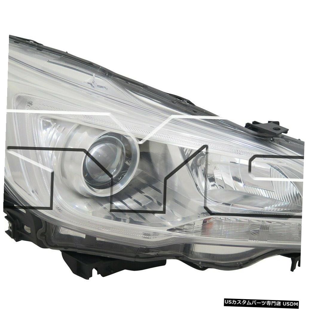 ヘッドライト 15-17スバルレガシセダン2.5iクロムハロゲン旅客ヘッドライトCAPAに適合 Fits 15-17 Subaru Legacy Sedan 2.5i Chrome Halogen Passenger Headlight CAPA 【並行輸入品】