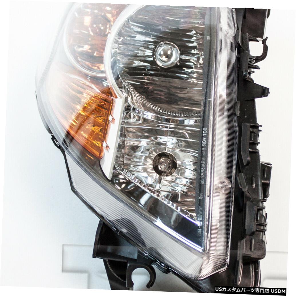ヘッドライト 08-09日産アルティマセダンハロゲングレー左ドライバーヘッドライトCAPAに適合 Fits 08-09 Nissan Altima Sedan Halogen Gray Left Driver Headlight CAPA 【並行輸入品】